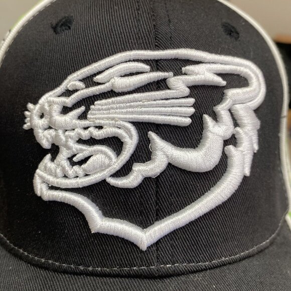 Arctic Cat Hat Cap Snapback Embroidered Logo Green Black - Picture 2 of 8